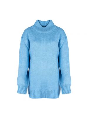 Długi sweter Silvian Heach niebieski