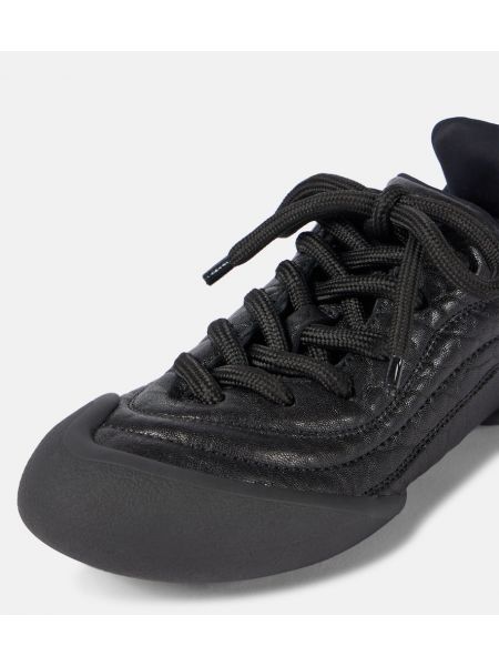 Deri sneaker Alexander Mcqueen siyah