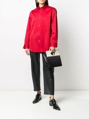 Koszula oversize Junya Watanabe czerwona