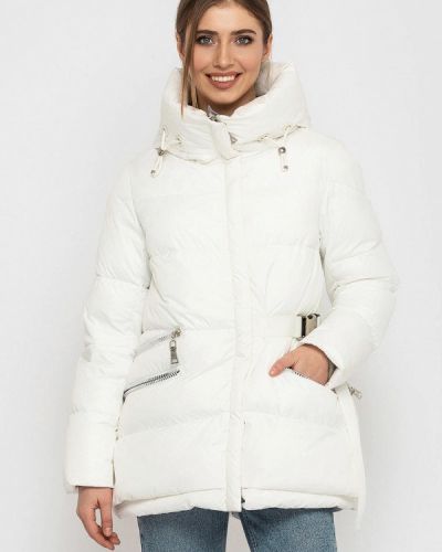 Утеплена куртка Clasna, біла