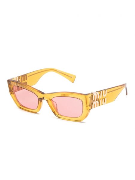 Przezroczyste okulary przeciwsłoneczne Miu Miu Eyewear