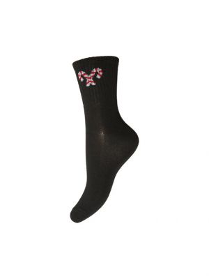 Ψηλές κάλτσες Pieces μαύρο