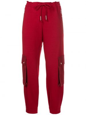 Pantaloni slim fit Gloria Coelho roșu
