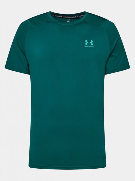 T-shirt de sport ajusté Under Armour vert