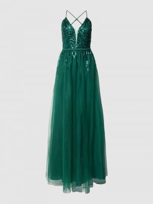 Sukienka wieczorowa z cekinami V.m. zielona