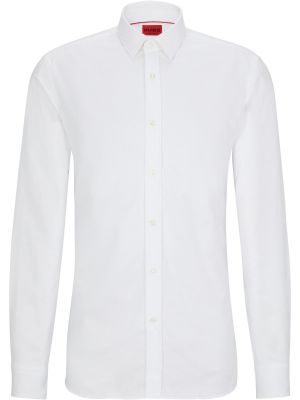 Рубашка с принтом с узором пейсли Hugo Boss белая