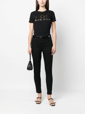 Skinny fit džinsai Lauren Ralph Lauren juoda