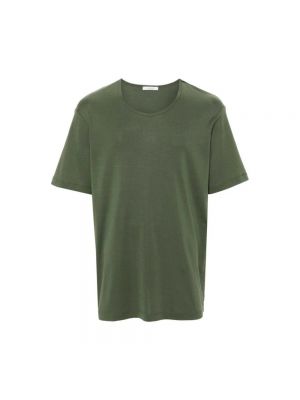 Dzianinowa koszulka Lemaire zielona