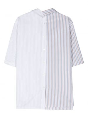 Asimetriška medvilninė marškiniai Lanvin balta