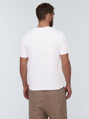 Памучна тениска от джърси Kenzo бяло
