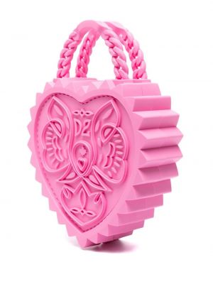 Herzmuster shopper handtasche Dsquared2 pink