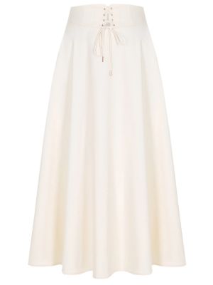 Однотонная юбка миди Ummaya
