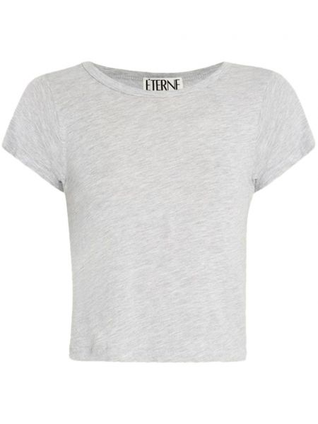 T-shirt mit rundem ausschnitt éterne grau