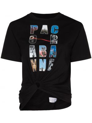 Camiseta Paco Rabanne negro