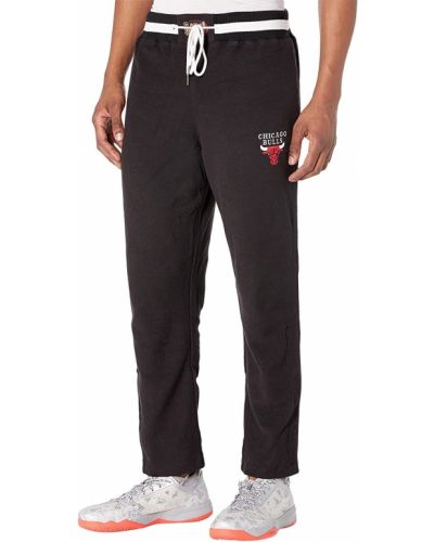 Флісові спортивні брюки Mitchell & Ness, чорні