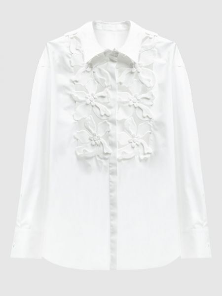 Блуза з аплікацією Valentino біла