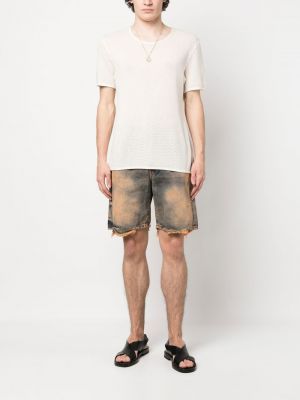 Distressed jeans shorts Aries