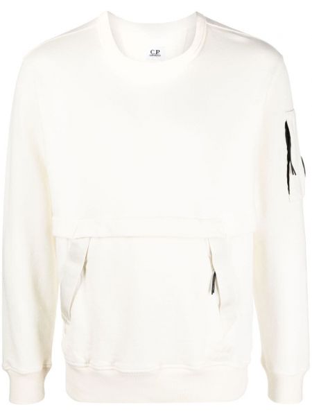 Bomull sweatshirt C.p. Company hvit