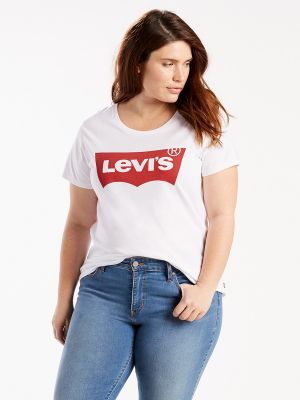 Camiseta manga corta Levi’s Plus blanco