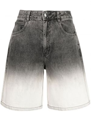 Shorts en jean à motif dégradé Izzue gris