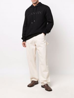 Kapučdžemperis ar izšuvumiem Lanvin melns