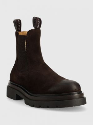 Замшевые ботинки Gant коричневые