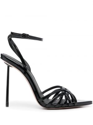 Kožené sandále Le Silla čierna
