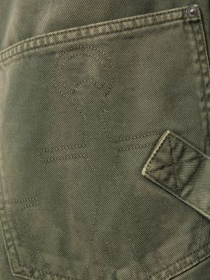 Siuvinėtos džinsai su kišenėmis Jw Anderson žalia