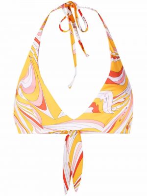 Top con estampado Emilio Pucci amarillo