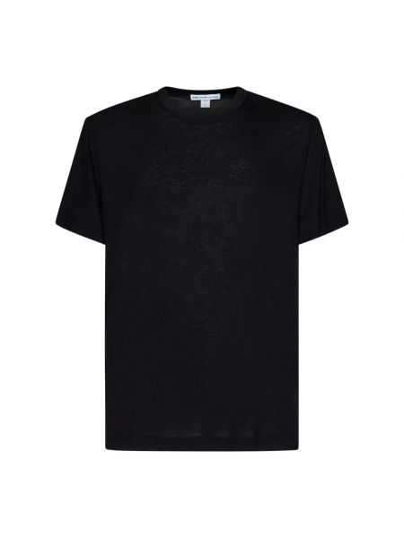 T-shirt mit rundem ausschnitt James Perse schwarz