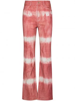 Pantalones con estampado tie dye Remain rosa