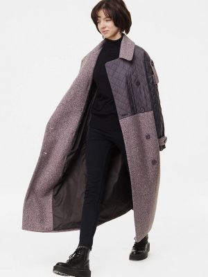 Утепленная демисезонная куртка Vamponi фиолетовая