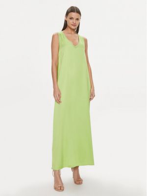 Voľné priliehavé šaty Fracomina zelená