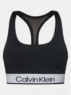 Czarny biustonosz sportowy Calvin Klein Performance