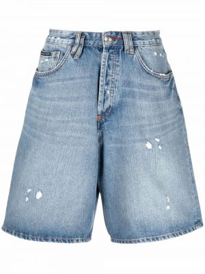 Jeansshorts Philipp Plein blå