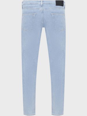 Голубые джинсы скинни Calvin Klein