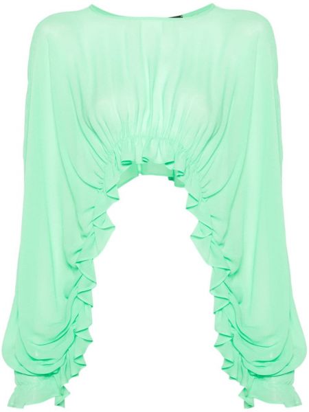 Блуза от шифон Pinko зелено