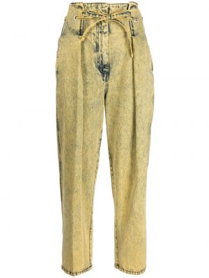 Skinny jeans mit plisseefalten 3.1 Phillip Lim gelb