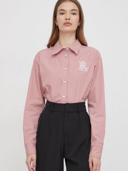 Блузка Lauren Ralph Lauren розовая