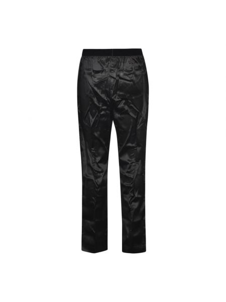 Pantalones ajustados de seda Tom Ford negro