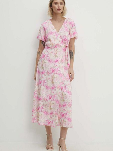 Макси рокля Answear Lab розово