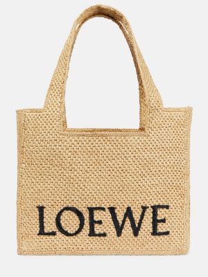 Bolso shopper Loewe beige