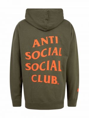 Sudadera con capucha manga larga Anti Social Social Club verde