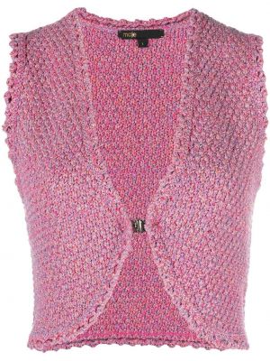 Pletená vesta Maje - Růžová