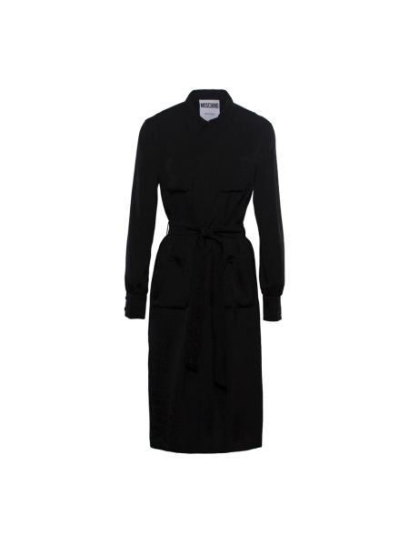 Robe mi-longue Moschino noir