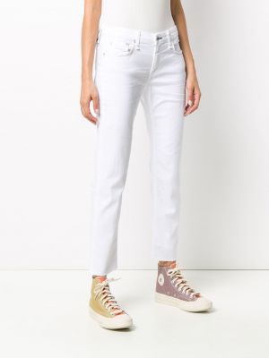 Białe jeansy skinny slim fit Rag & Bone/jean