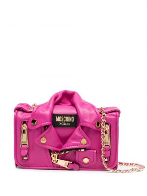 Motorsykkel jakke Moschino rosa