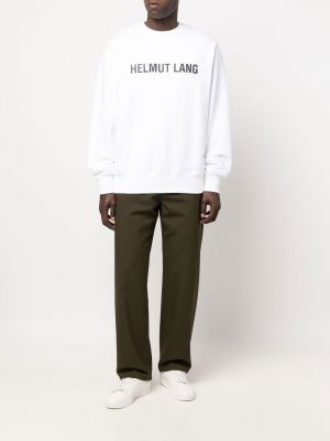 Sweatshirt mit print Helmut Lang weiß