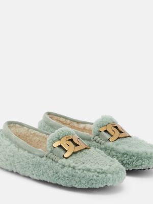 Loaferice Tod's zelena