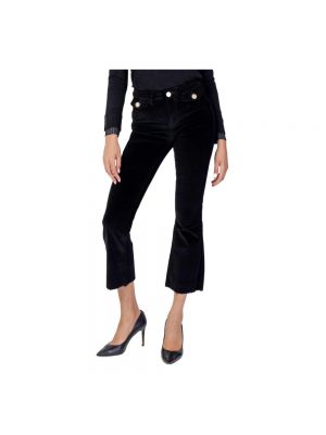 Einfarbige jeans mit geknöpfter Gaudi schwarz
